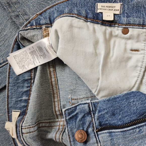 The Perfect Vintage Crop Jean – Size 29 – Light Wash - Picture 5 of 8